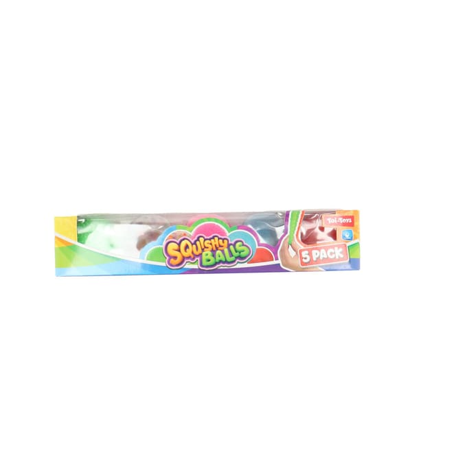 FUN Set -Quintet Squeeze- 5st anti stressbal 7cm Poppetjes en figuren