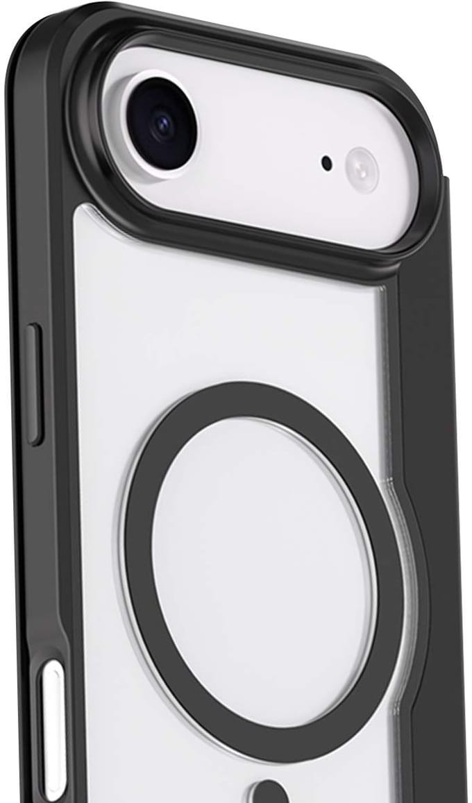 Force Case, Hoesje geschikt voor iPhone Air - MagSafe 2m met Magnetische Sluiting, Zwart