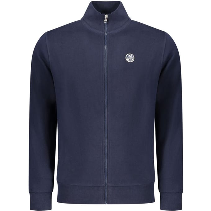North Sails Blauwe Katoenen Mannen Sweatshirt