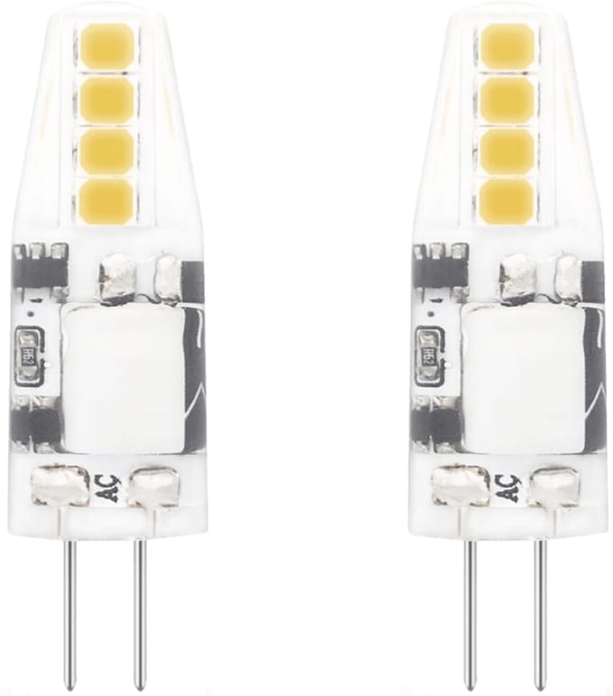 Modee LED Lamp G4 - 1.8W 2700K 180 LM 12V - LED Lamp insteek - Warm Wit - 2 stuks