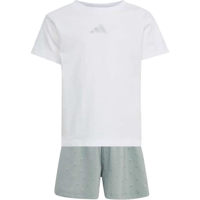 Adidas Sportswear Seasonals Glam Short Set - Kinderen - Wit
