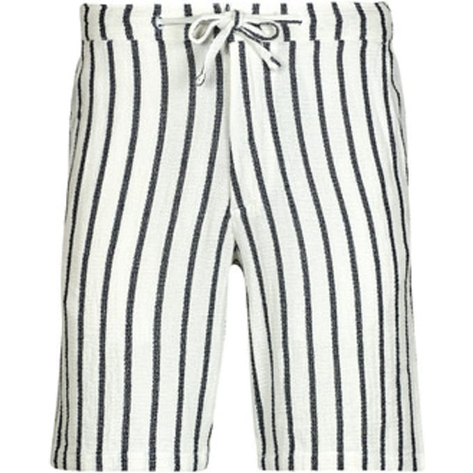 Regular fit bermuda met structuurmotief, model 'BRODY'