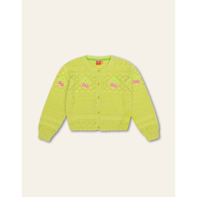 Oilily Vruity Vest- maat104/4yr Limeade