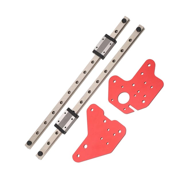 Lineaire glijrailgeleider Dubbele Z?As Kit voor Ender?3 3D Printer Printer Accessoires gray