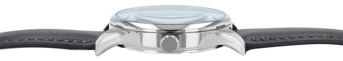 JUST WATCH Herenhorloge echt leer van echt leer met datumweergave, 5 ATM waterdicht