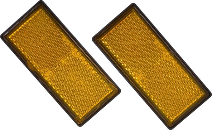 Carpoint Reflector Oranje 86x40mm - 2 Stuks
