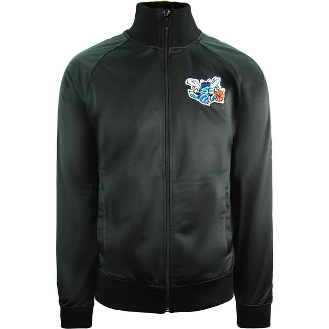 Mitchell & Ness Charlotte Hornets Heren Zwart Track Jacket
