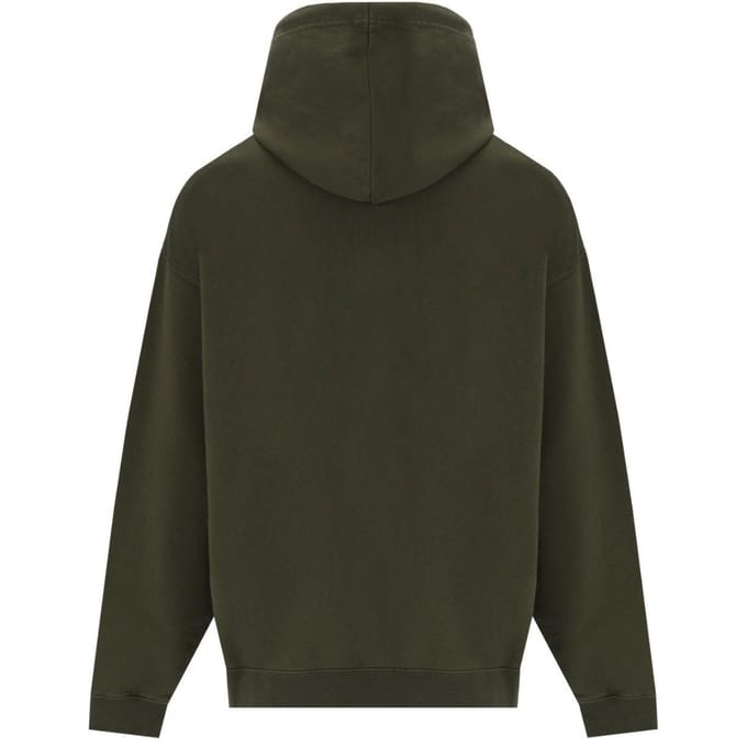 Dsquared2 losse pasvorm Santa Dan logo groene hoodie