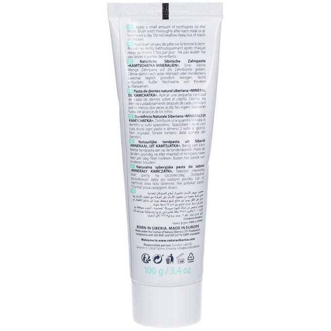 Natura Siberica Kamchatkan Mineral Toothpaste 100 Tandpasta