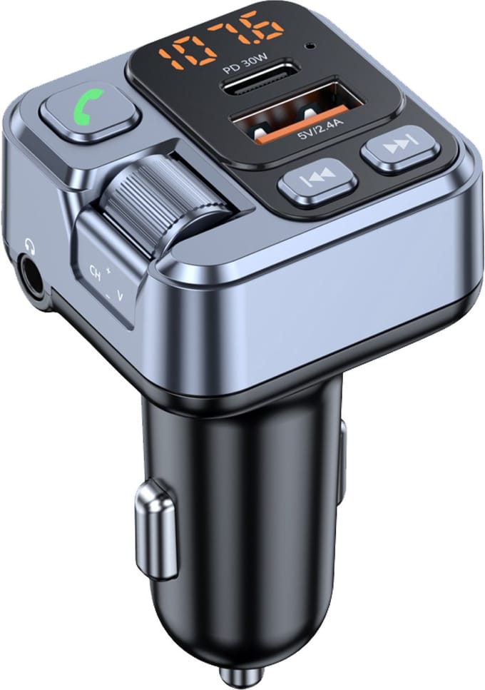 Audyn Bluetooth FM Transmitter - Bluetooth Receiver - Autolader - Carkit