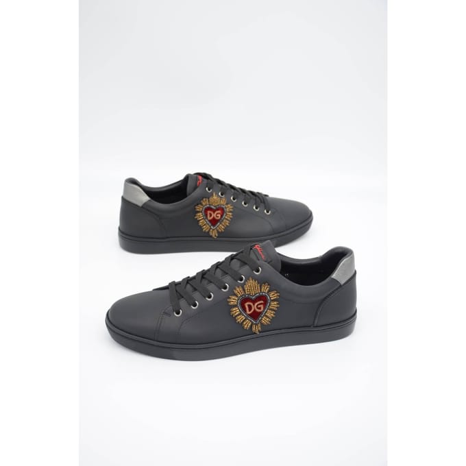 Dolce & Gabbana Heren Geborduurde Lage Sneakers