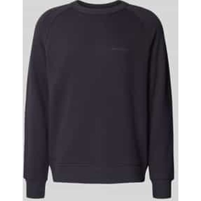 Relaxed fit sweatshirt van puur katoen