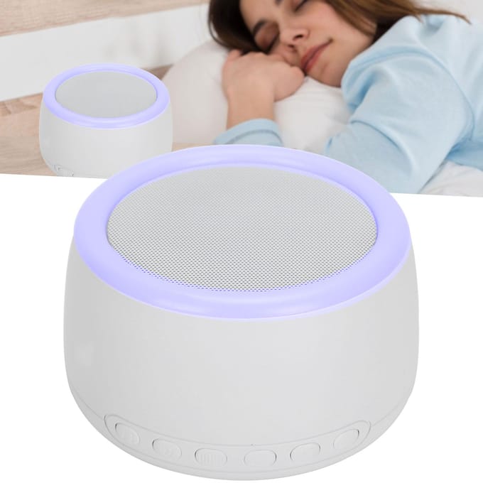 Huishoudelijke Witte Ruis Machine USB Plug-In Draagbaar Timing Slaapgeluid Machine (Normaal) white