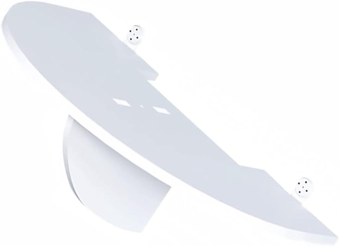 Projector Plank - Muurbevestiging - Apparaten Opslag - Stabiele Structuur - 36x19x13CM - Wit