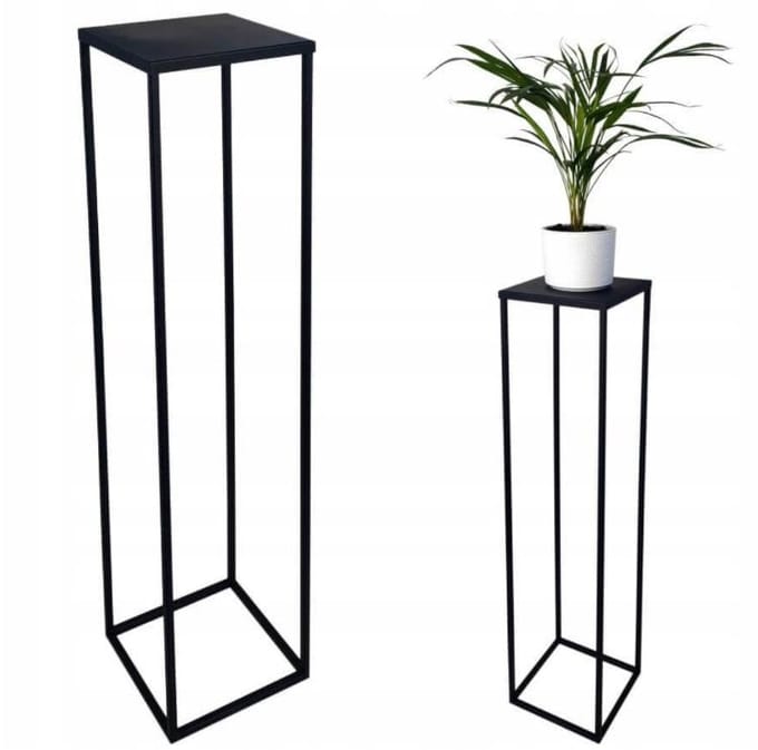 Moderne Plantenbak Loft Zwart 035/K-12-1P-100C