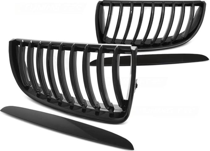 Grill BMW E90 / E91 03 05-08 08 GLANZEND ZWART