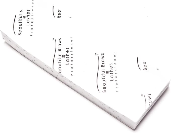 Beautiful Brows & Lashes Waxing Strips -20cm x 7 cm - 100 stuks