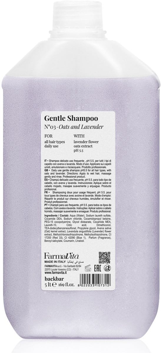 Shampoo Back Bar Nº03 Farmavita