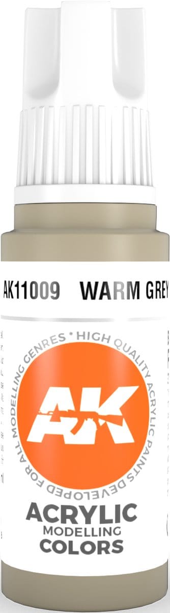 Warm Grey Acrylic Modelling Color - 17ml - AK-11009