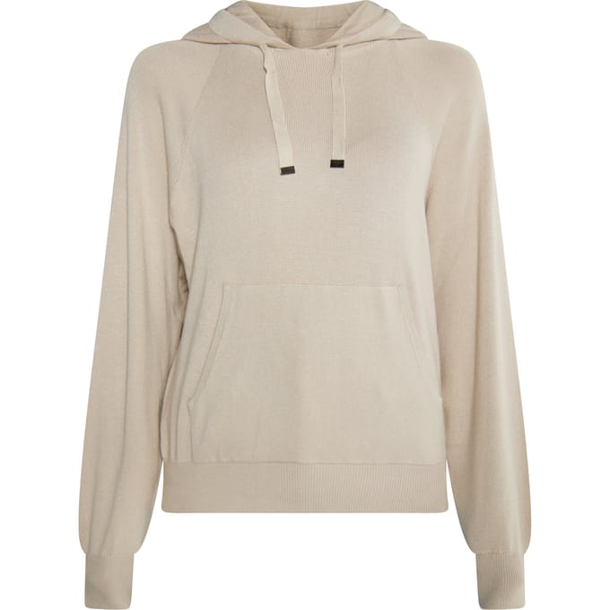 usha Gebreide hoodie Dames steen