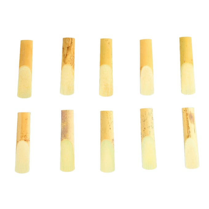 10 Stuks Altsaxofoon Riet Professioneel Traditioneel Riet Accessoire voor Altsaxofoon Sterkte Nr. beige