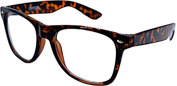 Loud and Clear® - Nerd Bril - Nerdbril - Bril Zonder Sterkte - Bruin - Luipaard - Panter