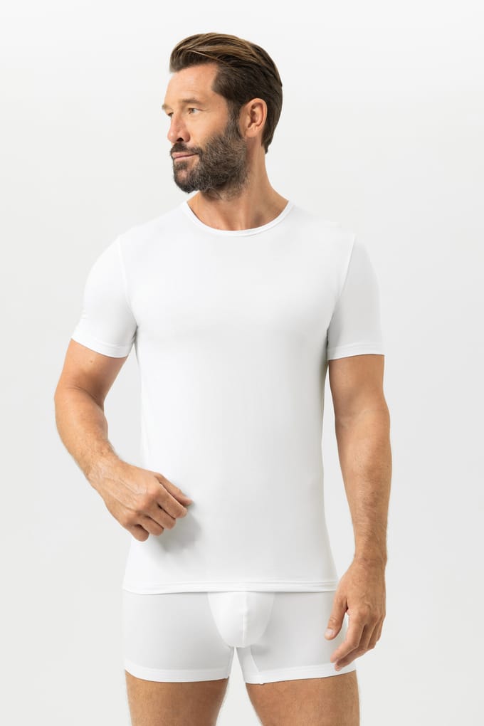 Shirt 1/2 mouw Serie Dry Cotton Wit