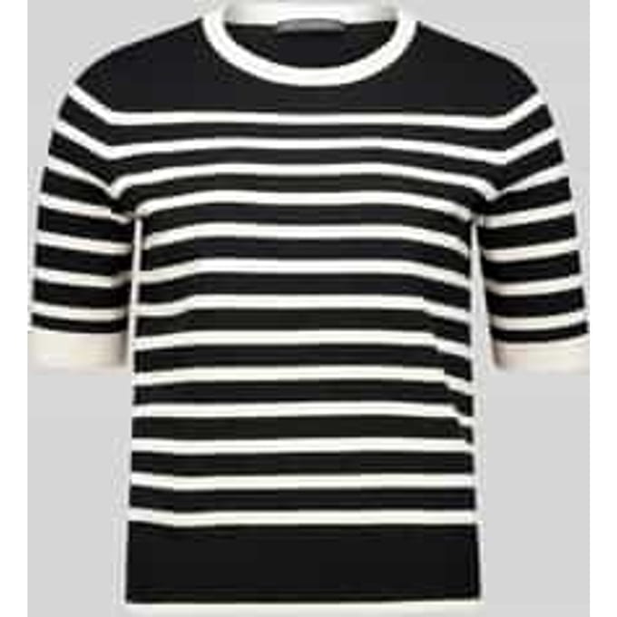 Regular fit pullover van viscosemix met 1/2-mouwen