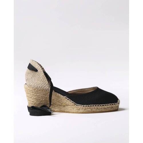 Valenciaanse espadrille met wigvormige zool en nerven | CALONGE