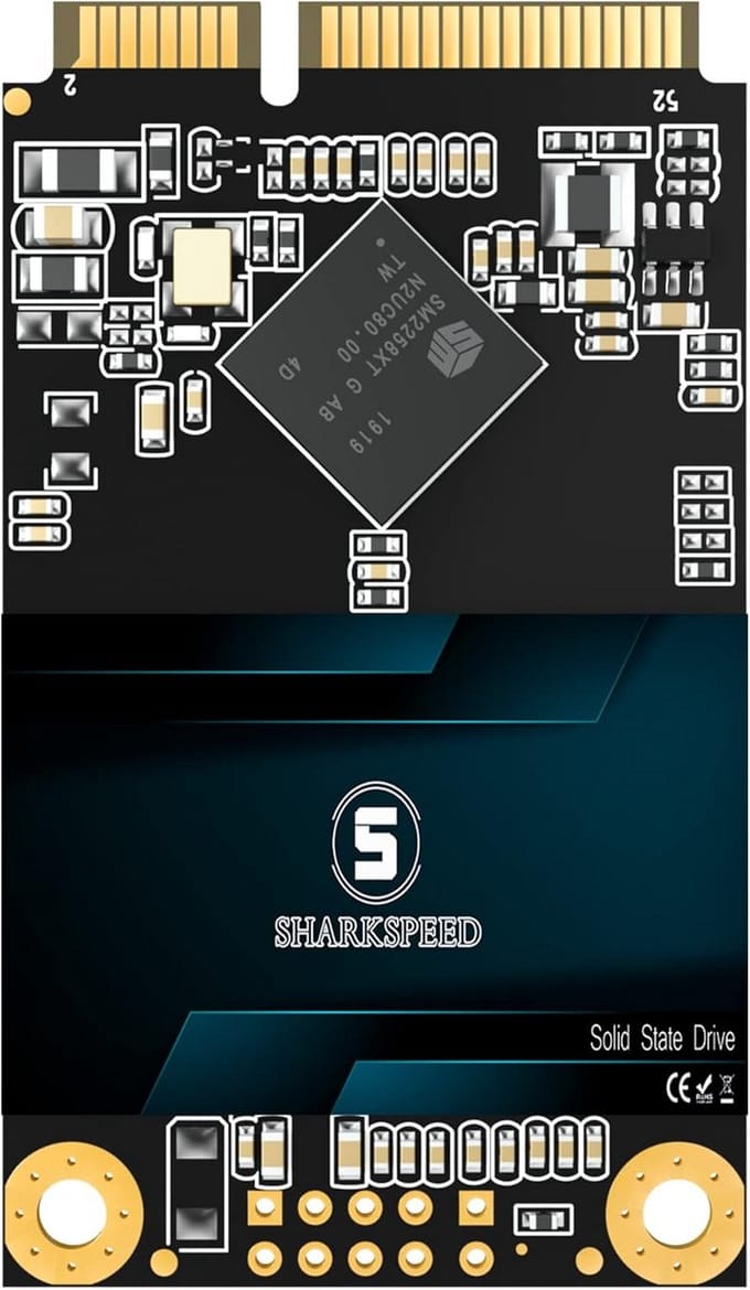Interne SSD 1TB mSATA 3D NAND SATA 3 voor Laptop en PC