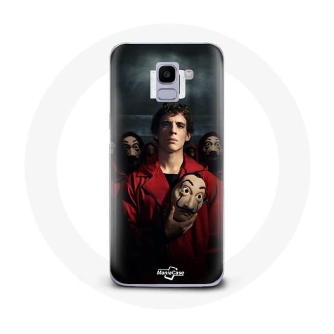 Case voor Samsung Galaxy A6 2018 La Casa De Papel Rio Masker