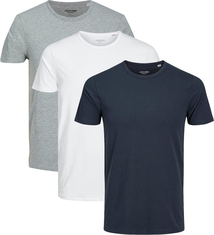 Jack & Jones Heren t-shirt 3 pack Basic