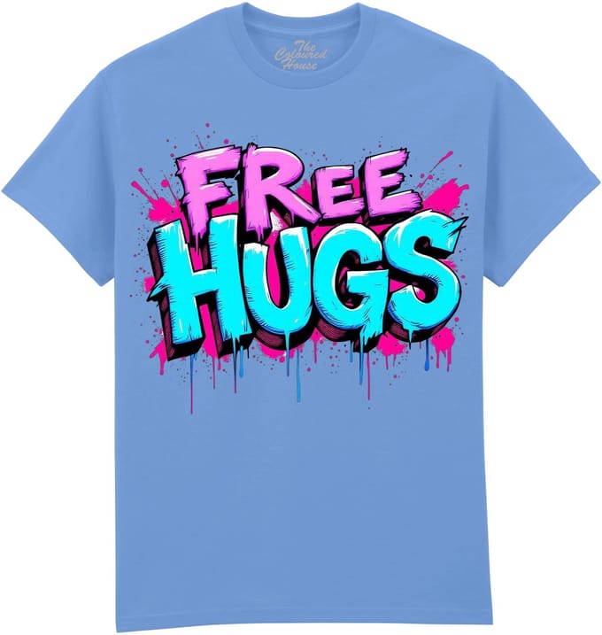 Free Hugs The Coloured House T-shirt M
