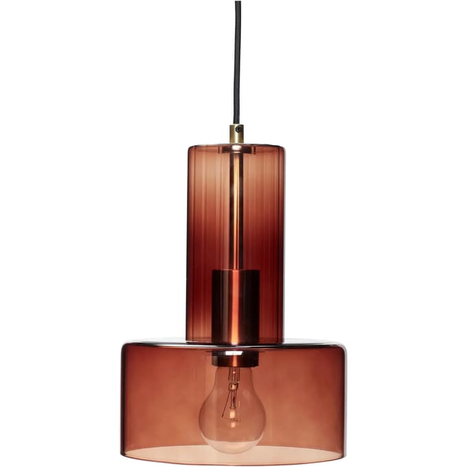 Hübsch Ripple Plafondlamp Amber