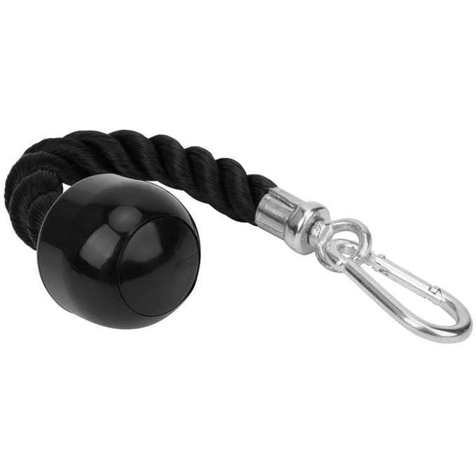 Gym Fitness Apparatuur Triceps Touw Musculus Biceps Krachttraining Pulldown Enkel Touw black