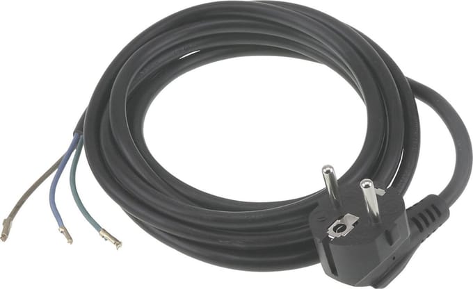 Q-Link aansluitsnoer - randaarde - 2500W - 3 x 1.0 mmÂ² - 2.5 m - zwart