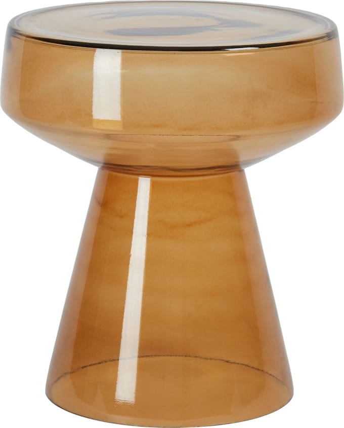 Light & Living Bijzettafel Dakwa - Geel - Ø37cm - Modern