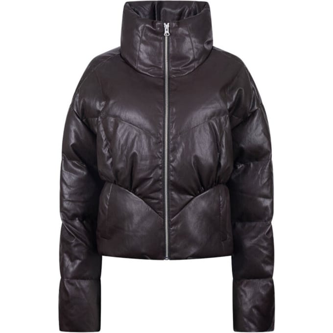 NUKUS Angelina Jacket Jassen Dames - Winterjas - Bruin - Maat S
