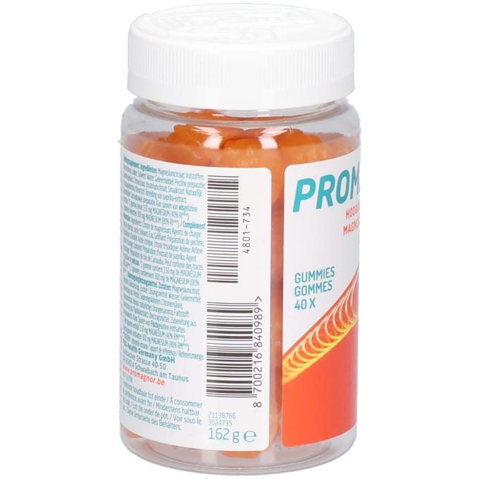 Promagnor Magnesium 40 Gummies