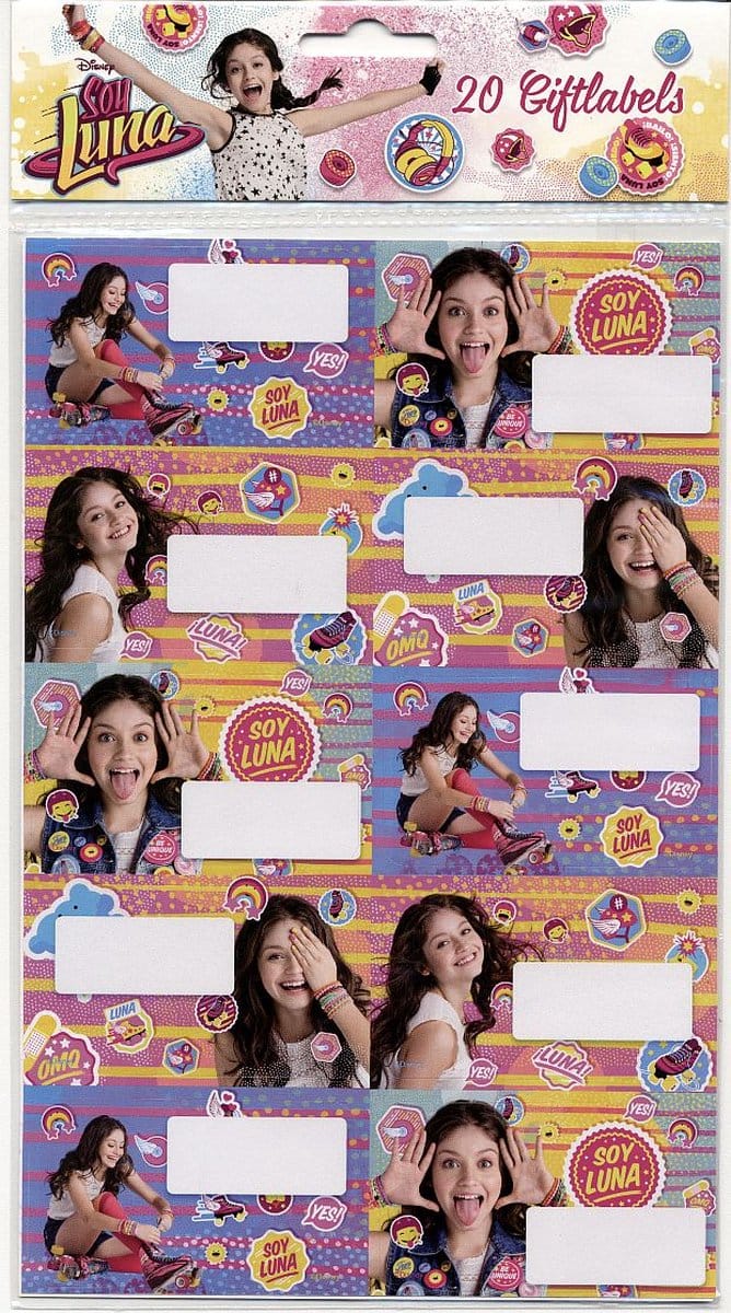 Disney Soy Luna Naam Labels etiketten - 40 stuks