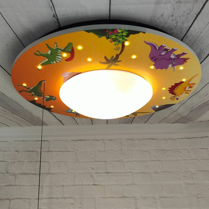 Niermann Standby Plafondlamp Dinos met LED sterrenhemel