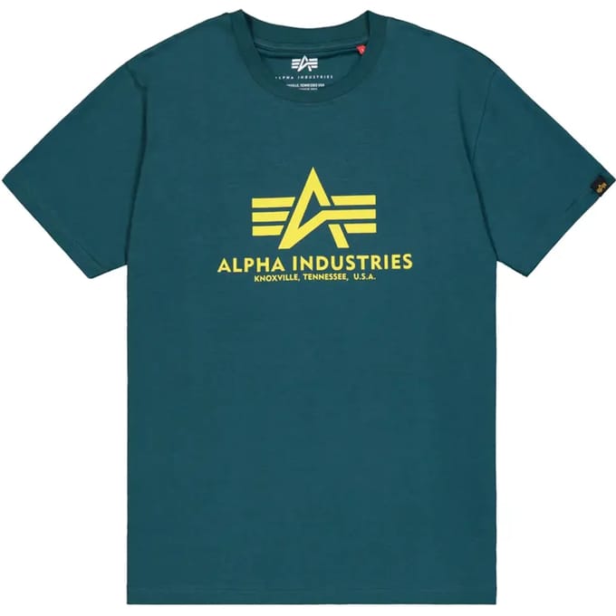 T-shirt met logo en ronde hals
