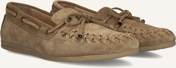 AYANA 12671 Mocassins Dames - Instappers - Camel - Maat 38