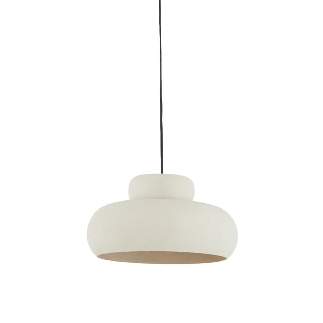 Light & Living - Hanglamp NEIVA - Ø39x20cm - Wit