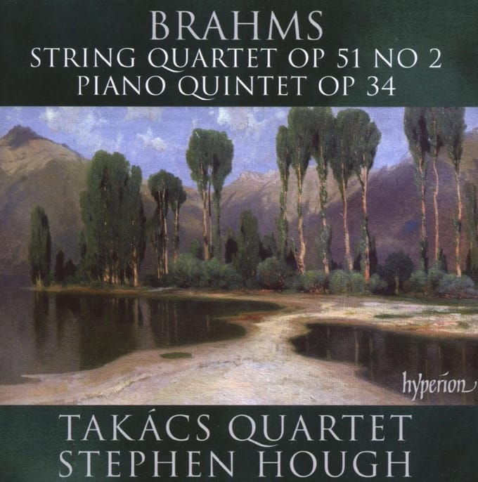 Takács Quartet, Stephen Hough - Brahms: String Quartet Op 51 No.2 | Piano Quintet Op 34 (CD)