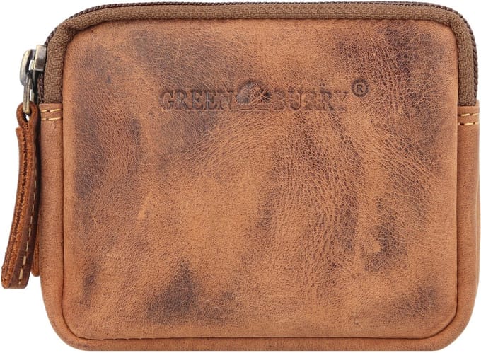 Greenburry Vintage heuptasje leer 11 cm - Unisex - brown