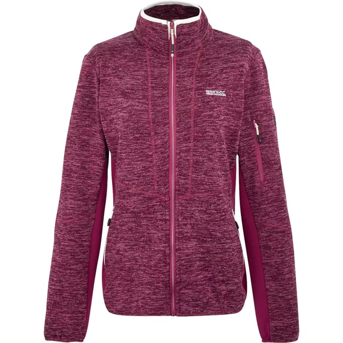 Fleece Wandelen Dames Textuur Rits Ralina