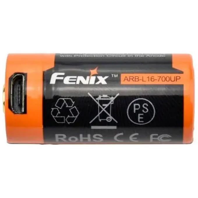 Oplaadbare batterij met micro usb Fenix 3,6 V/700 mah