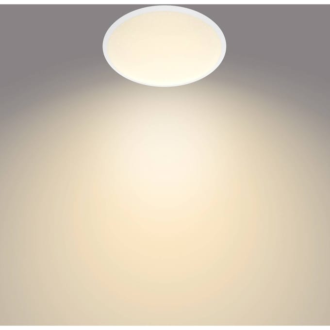 Philips Cavanal badkamer plafondlamp - wit - rond - klein -12 W