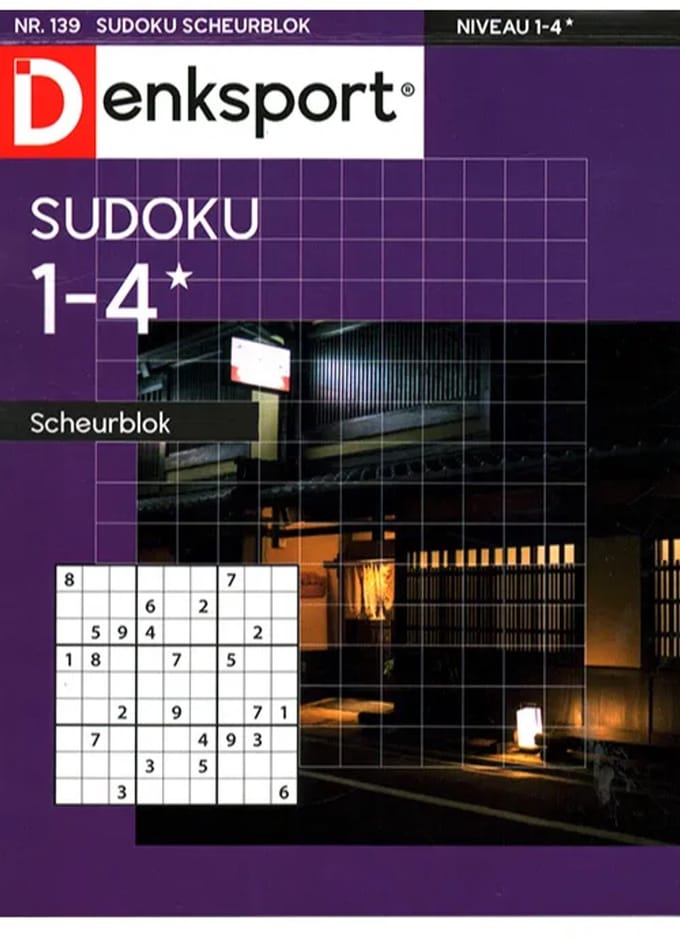 Denksport Sudoku Scheurblok - 139 2025